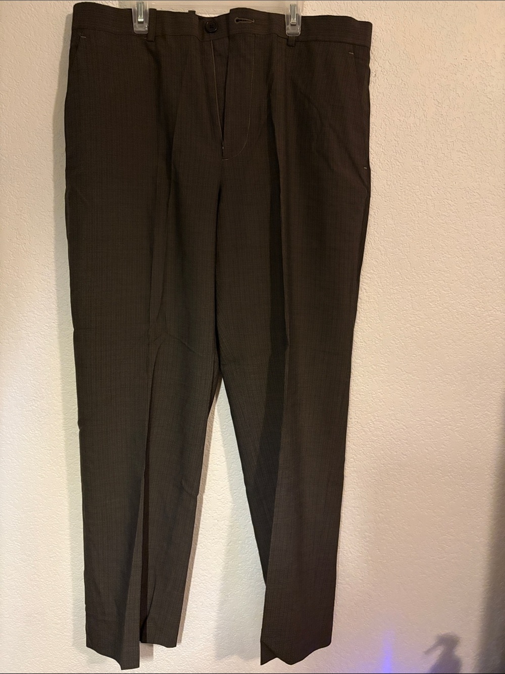 Perry Ellis Men's Brown Dress Pants